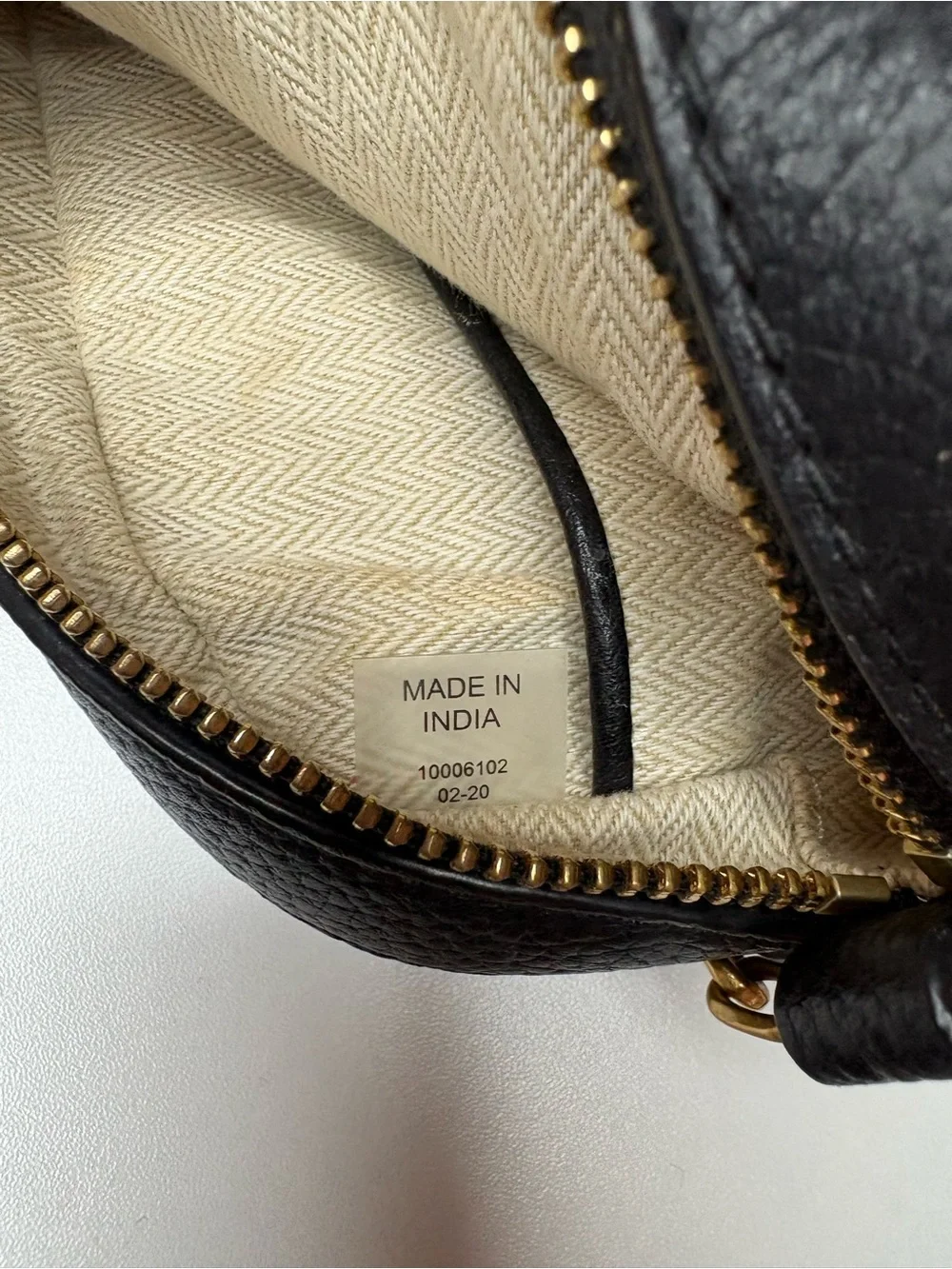 Tory Burch Black Pebbled Leather McGraw Camera Crossbody Bag gold hardware